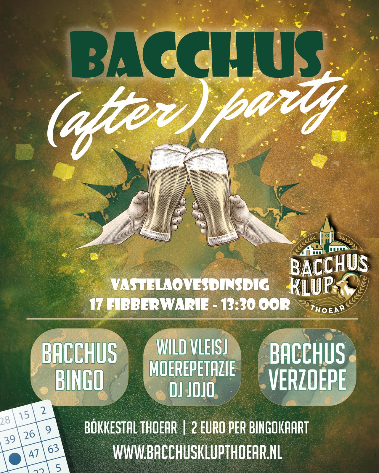 Bacchus (after)party Poster