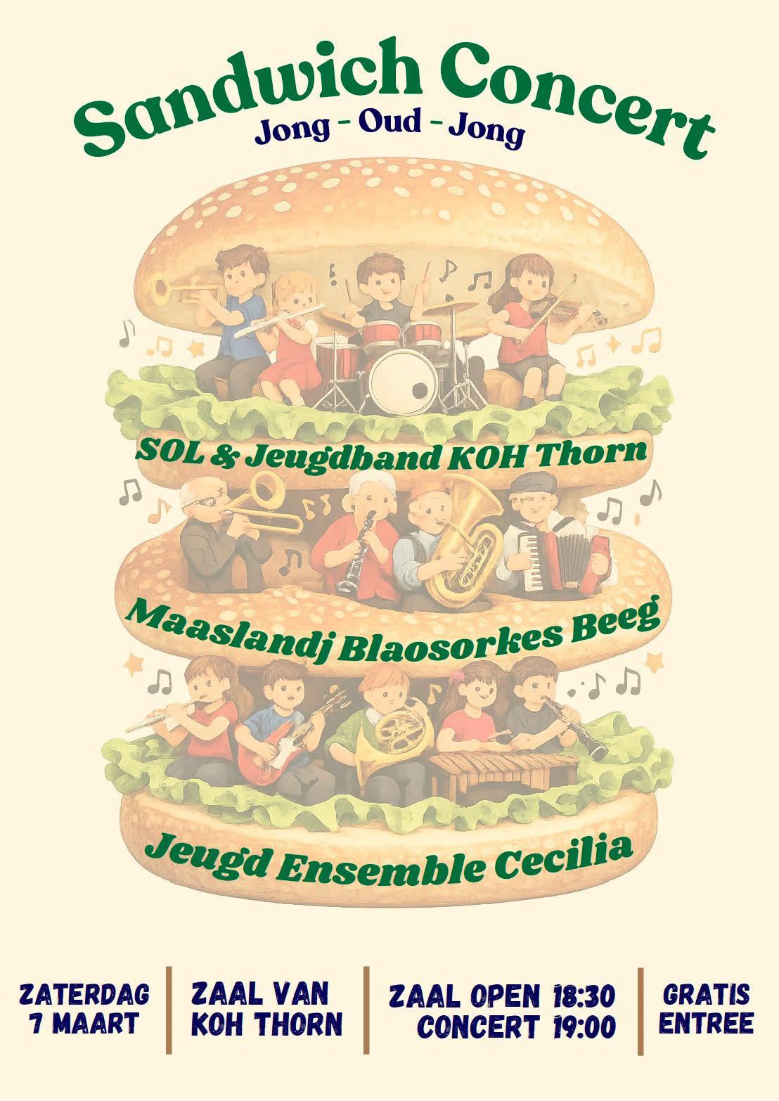 Sandwhich concert Poster
