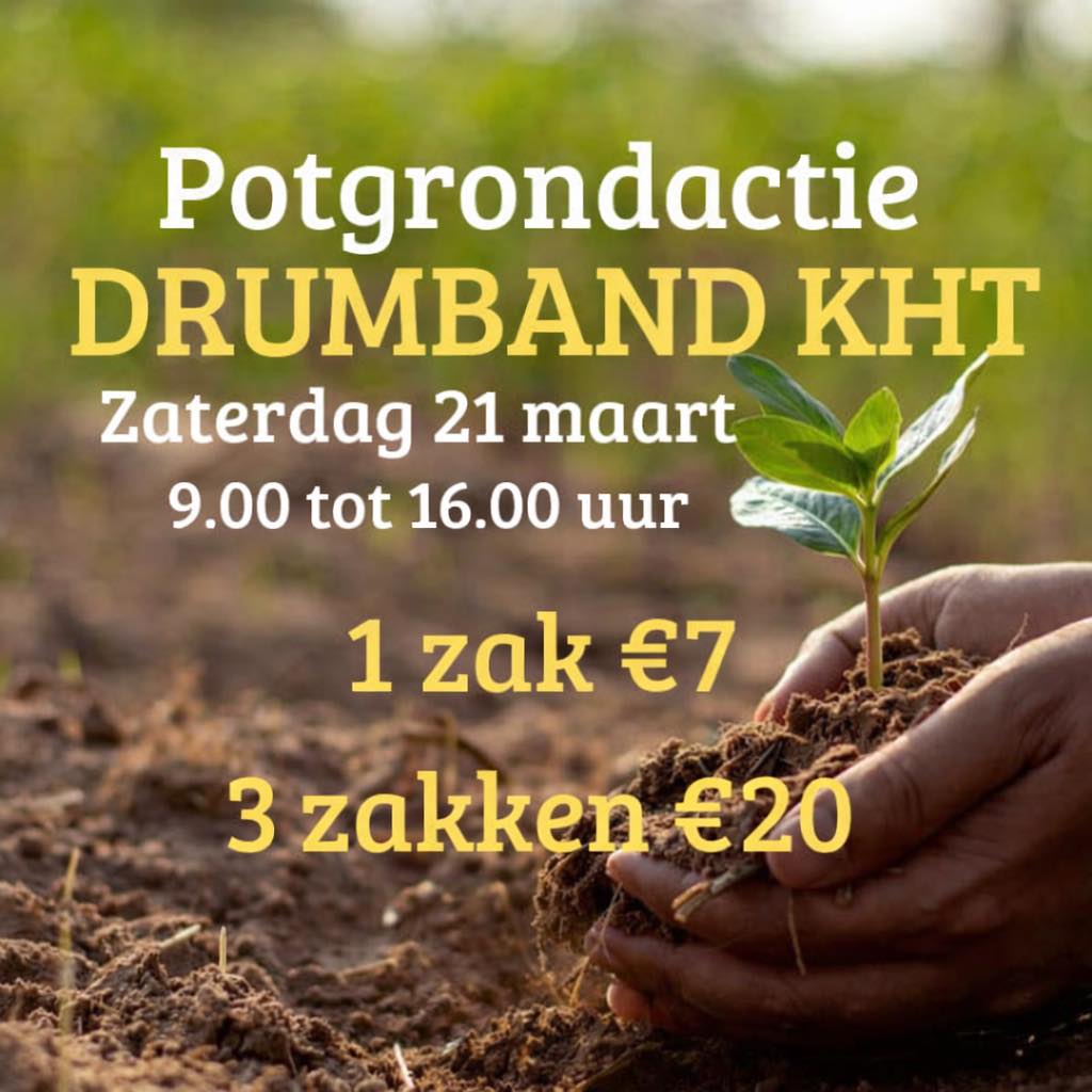 🌱 Potgrondactie DRUMBAND KHT 🌱